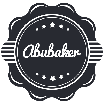Abubaker badge logo