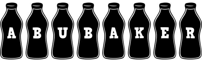 Abubaker bottle logo