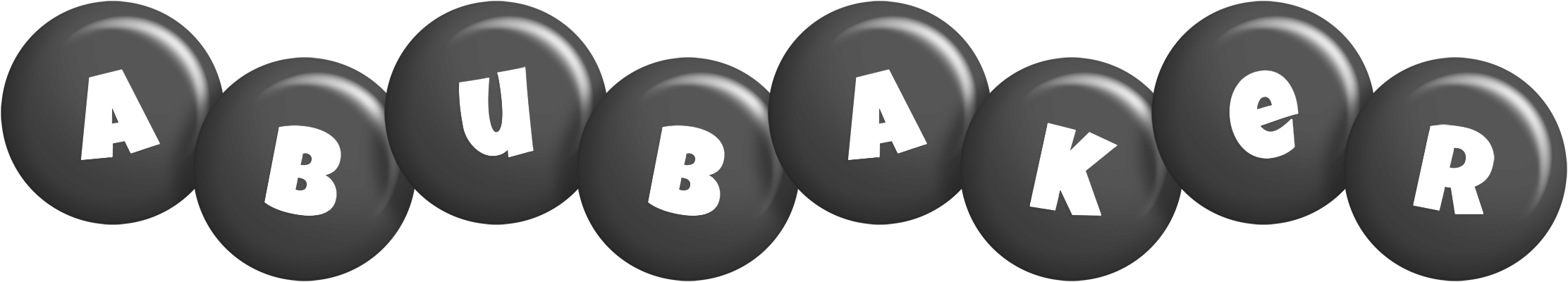 Abubaker candy-black logo