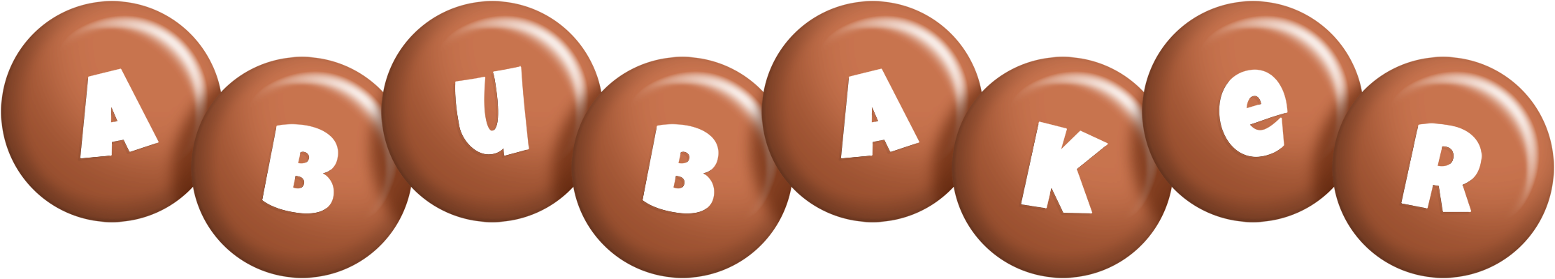 Abubaker candy-brown logo