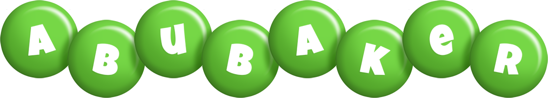 Abubaker candy-green logo