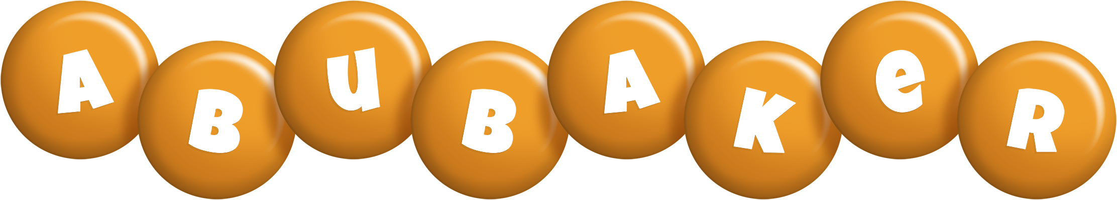 Abubaker candy-orange logo