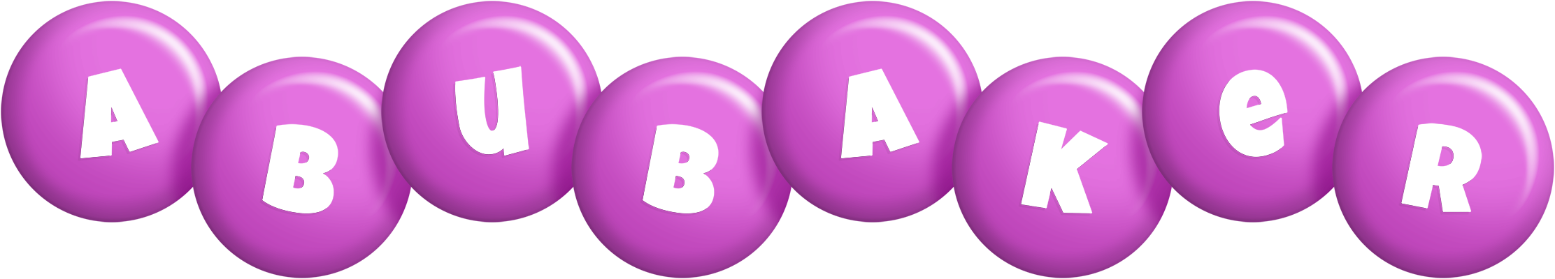 Abubaker candy-purple logo