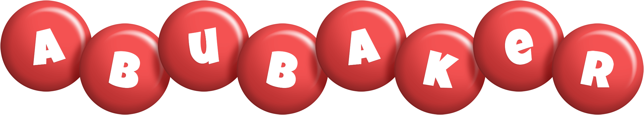 Abubaker candy-red logo