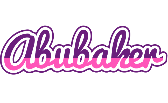 Abubaker cheerful logo
