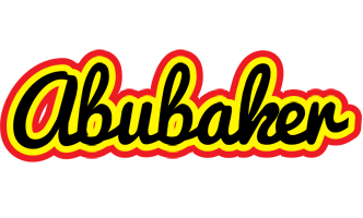 Abubaker flaming logo