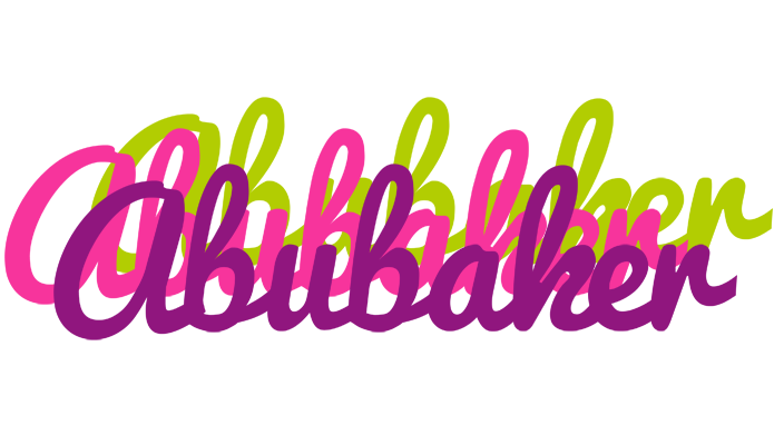 Abubaker flowers logo