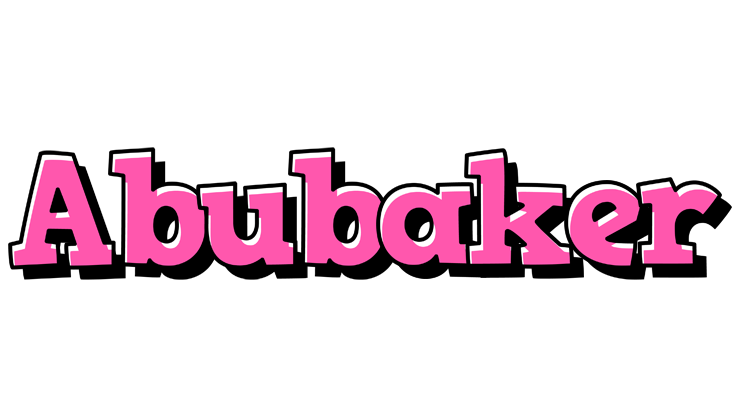 Abubaker girlish logo