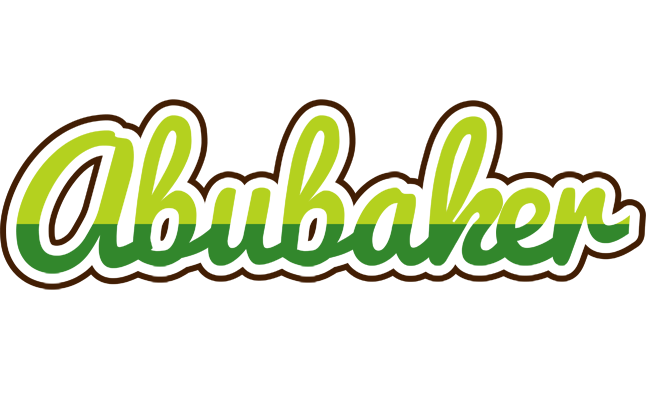 Abubaker golfing logo