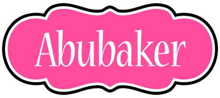 Abubaker invitation logo