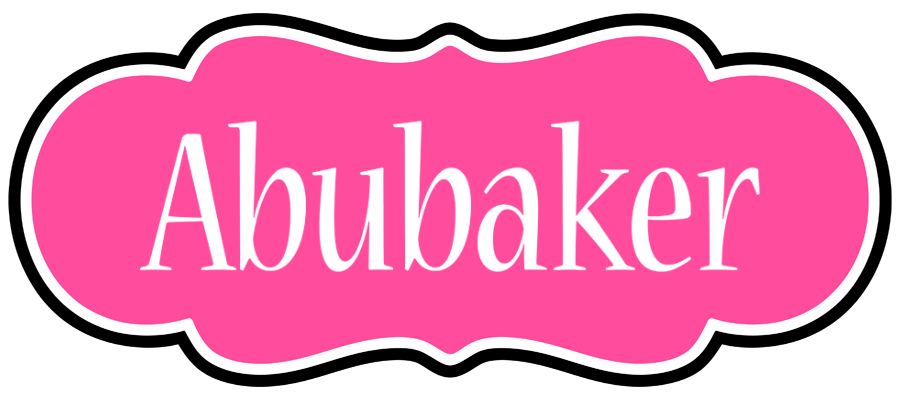 Abubaker invitation logo