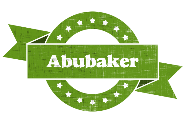 Abubaker natural logo
