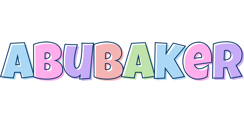 Abubaker pastel logo