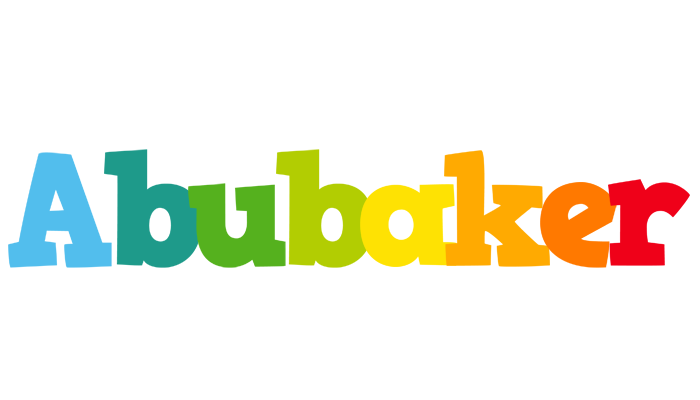 Abubaker rainbows logo
