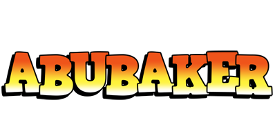 Abubaker sunset logo