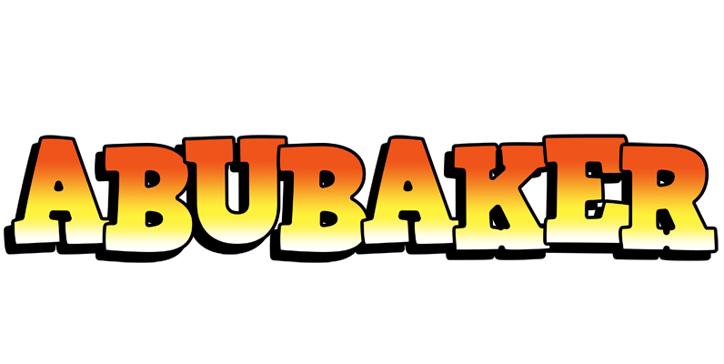 Abubaker sunset logo