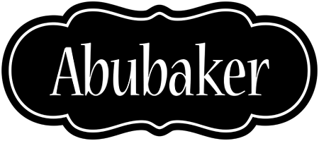 Abubaker welcome logo