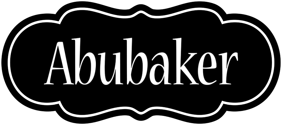 Abubaker welcome logo