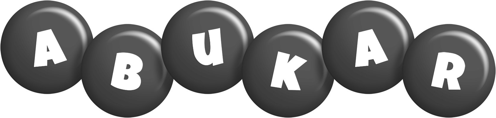 Abukar candy-black logo