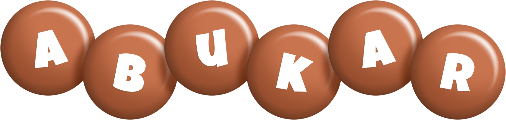 Abukar candy-brown logo