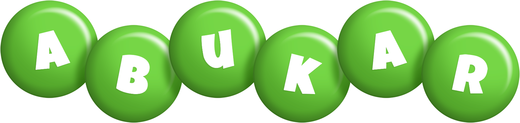 Abukar candy-green logo