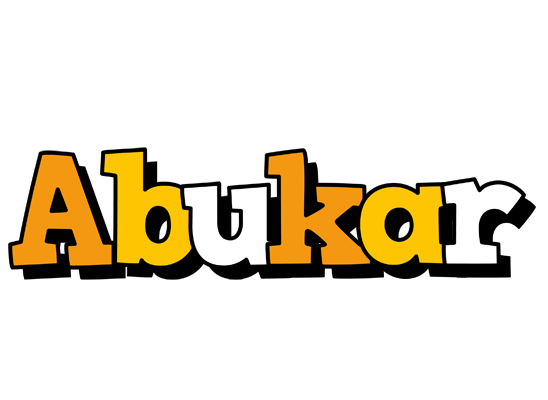 Abukar cartoon logo