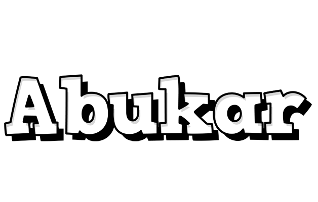 Abukar snowing logo