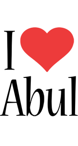Abul i-love logo