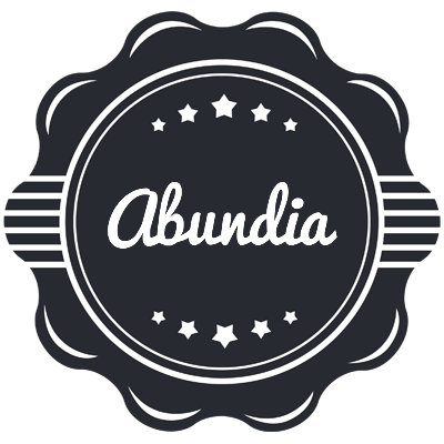 Abundia badge logo