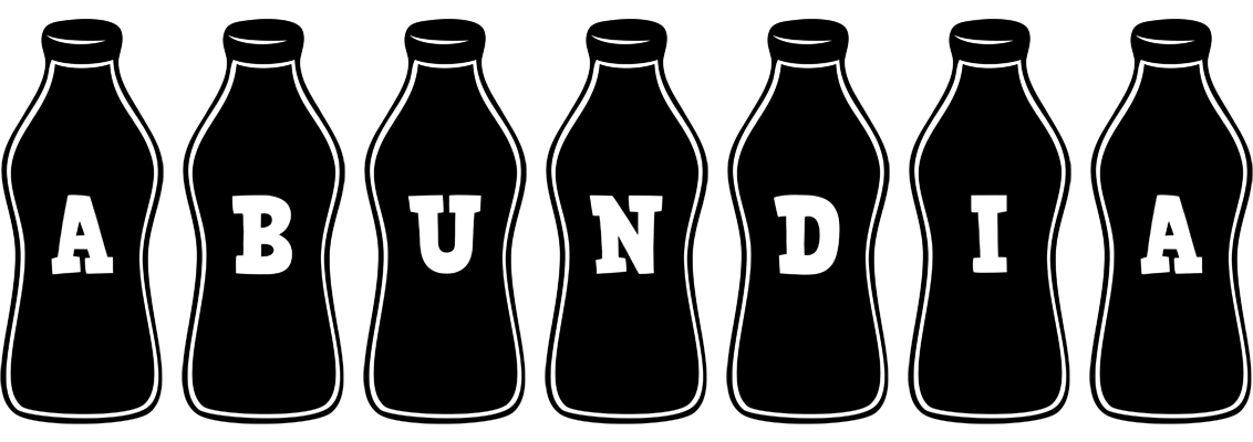 Abundia bottle logo