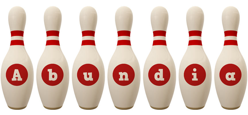 Abundia bowling-pin logo