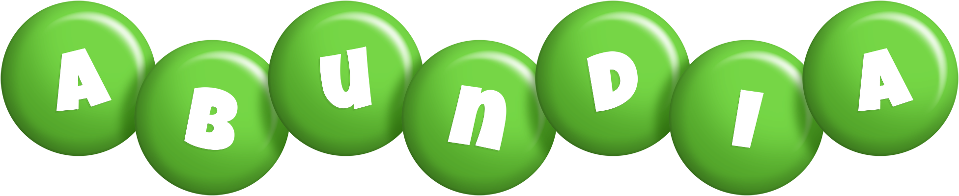 Abundia candy-green logo