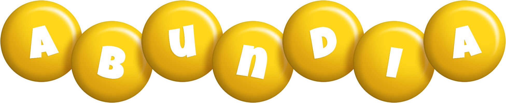 Abundia candy-yellow logo