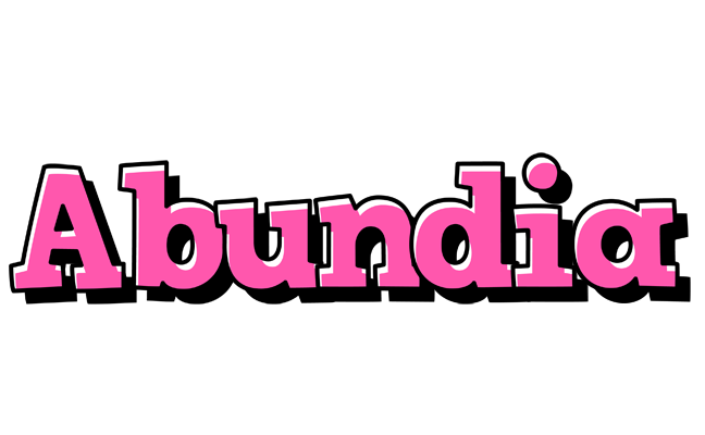 Abundia girlish logo