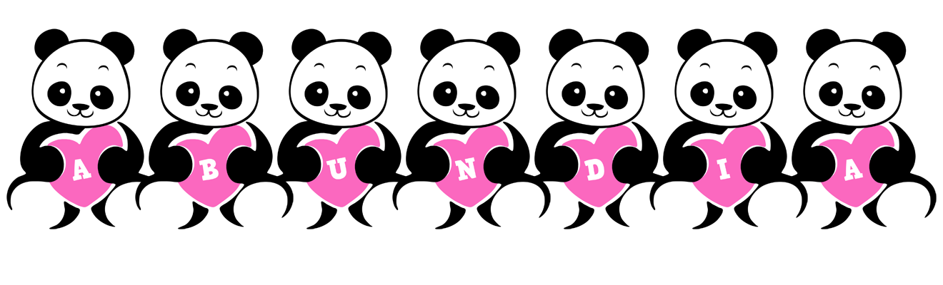 Abundia love-panda logo