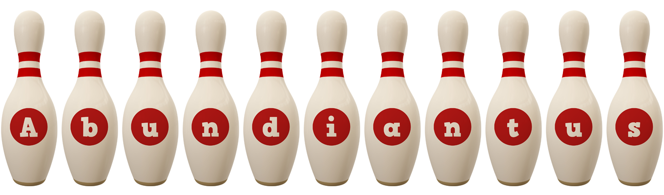 Abundiantus bowling-pin logo