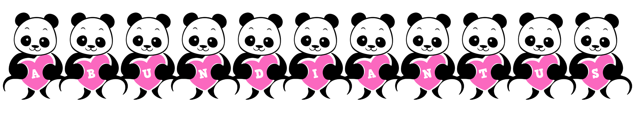 Abundiantus love-panda logo