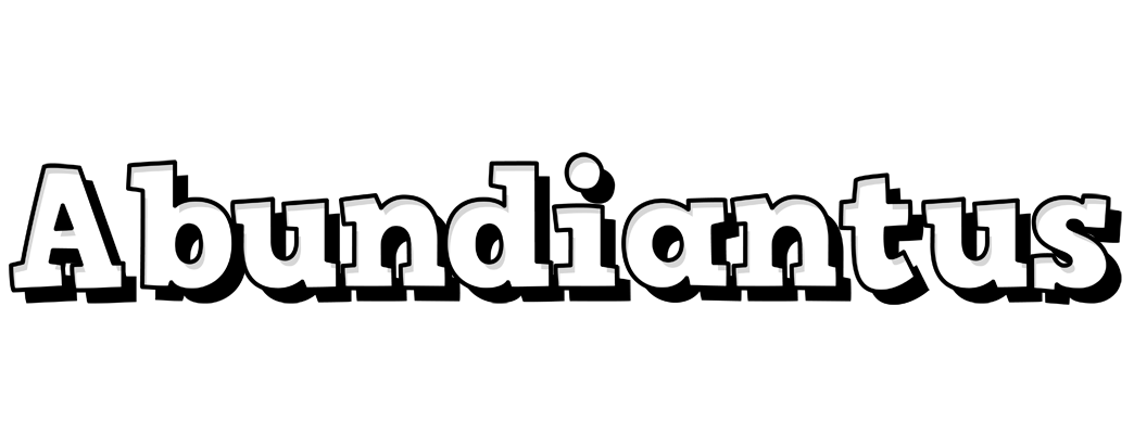 Abundiantus snowing logo