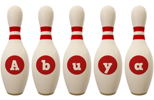 Abuya bowling-pin logo