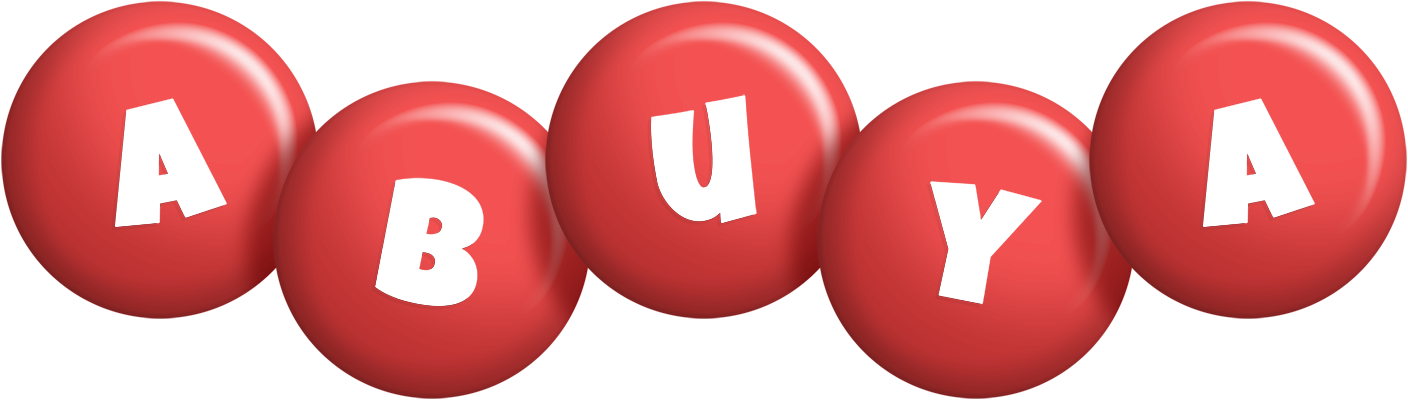 Abuya candy-red logo