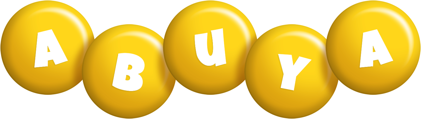 Abuya candy-yellow logo