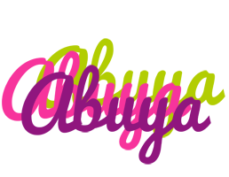 Abuya flowers logo