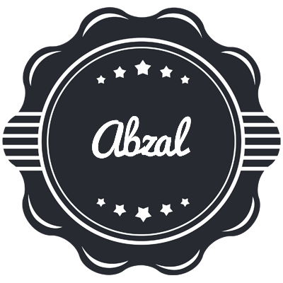Abzal badge logo