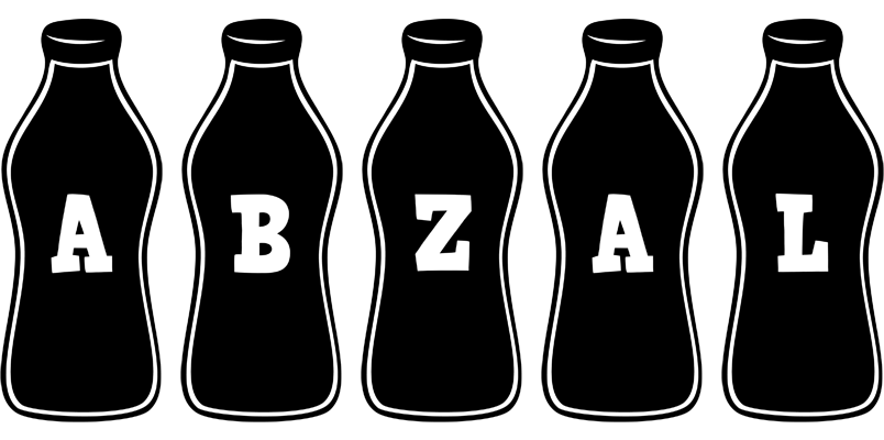 Abzal bottle logo
