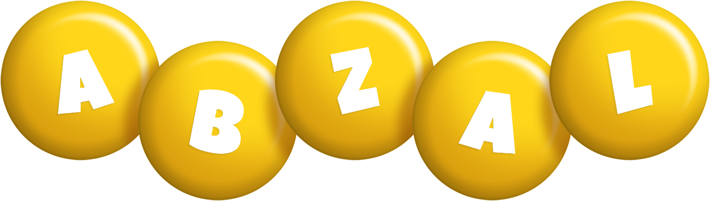 Abzal candy-yellow logo