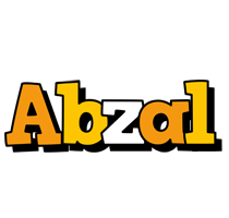 Abzal cartoon logo