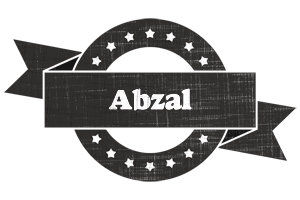 Abzal grunge logo