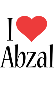 Abzal i-love logo
