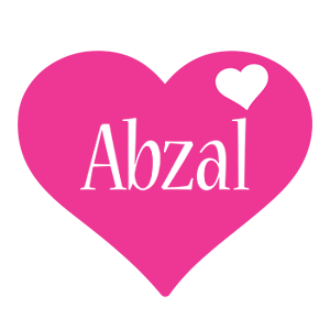 Abzal love-heart logo