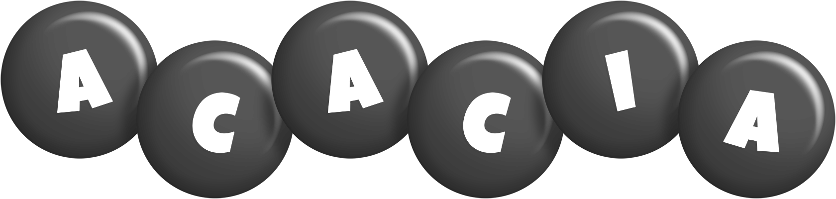 Acacia candy-black logo